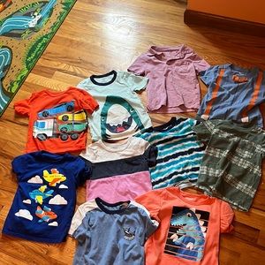 4t boys short sleeve graphic tees